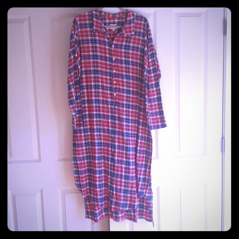 Long sleeve 3/4 button down maxi